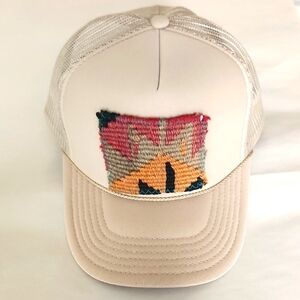 OTTO Cream and Multicolor Trucker Hat